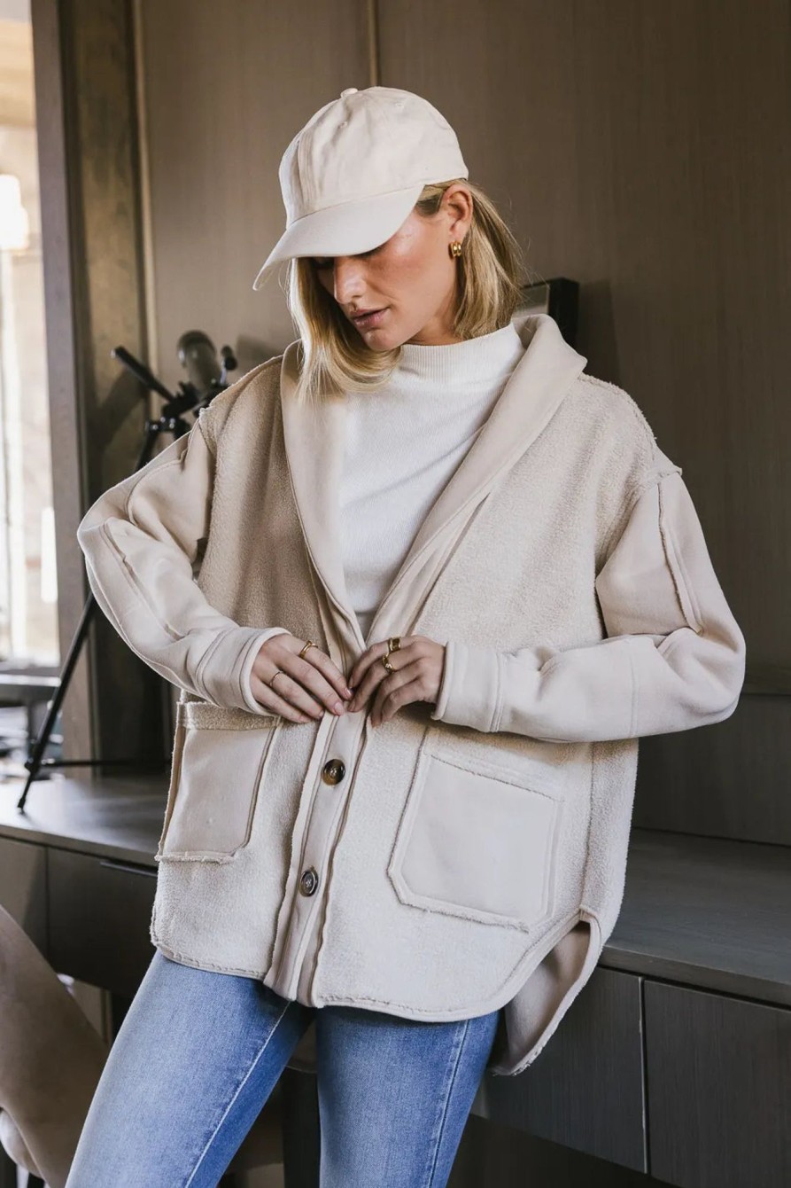 Clothing böhme | Sophie Cozy Jacket In Natural