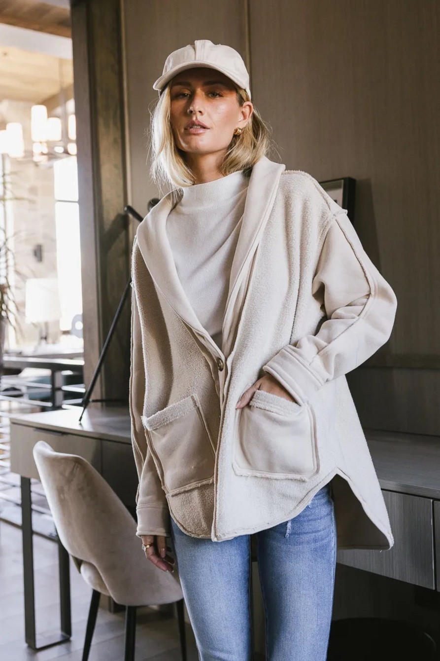 Clothing böhme | Sophie Cozy Jacket In Natural