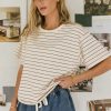 Clothing böhme | Evie Striped T-Shirt In Red