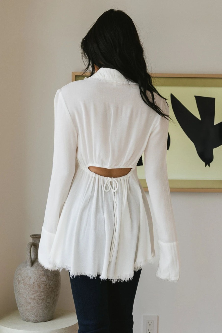 Clothing böhme | Jesse Fringe Top In White