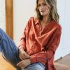 Clothing böhme | Vittoria Oversized Top In Rust