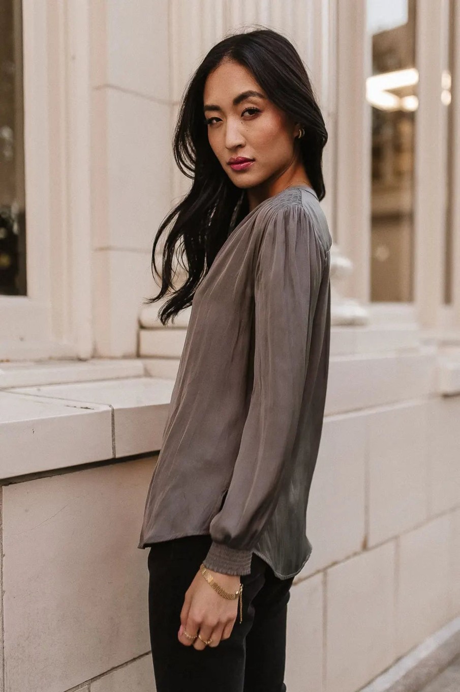 Clothing böhme | Chandler Blouse In Olive