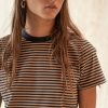 Clothing böhme | Mia Top In And Brown Navy