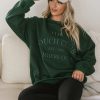 Clothing böhme | Couch Club Embroidered Sweatshirt Hunter Green