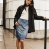 Clothing böhme | Akari Denim Cargo Skirt Medium Wash