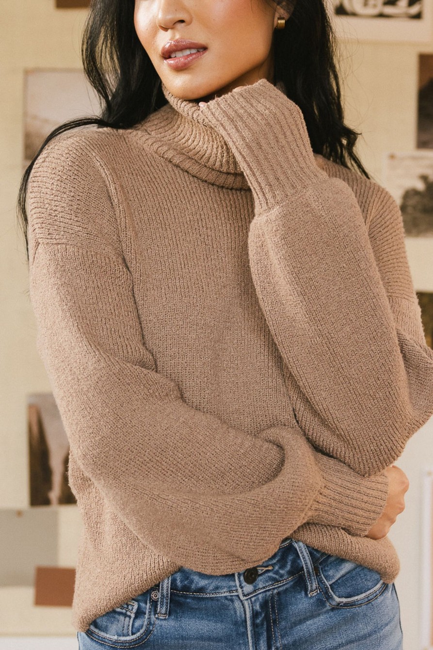 Clothing böhme | Shea Turtleneck Sweater In Brown