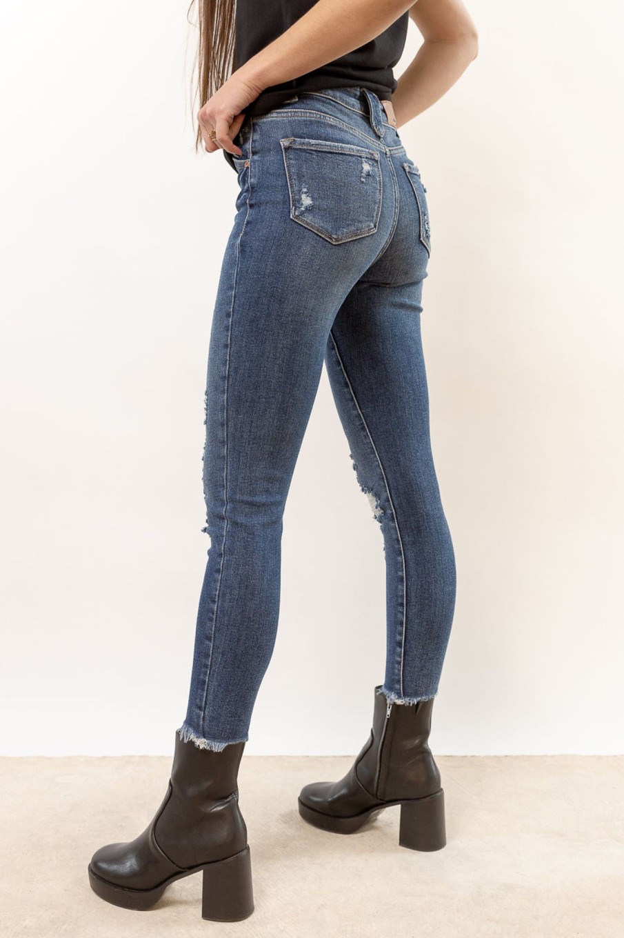 Clothing böhme | Bohme High Rise Skinny Jeans Dark Wash