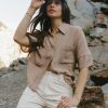 Clothing böhme | Rhonda Button Up In Taupe