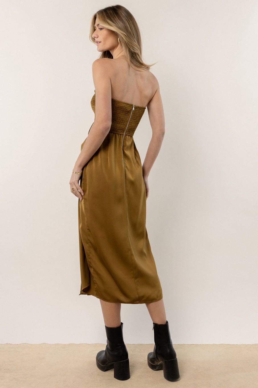 Clothing böhme | Harriet Midi Dress Olive