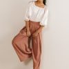 Clothing böhme | Katie Wide Leg Pants In Brick