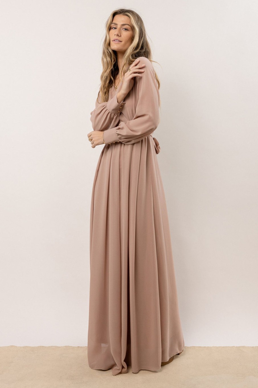 Clothing böhme | Veronica Maxi Dress In Taupe