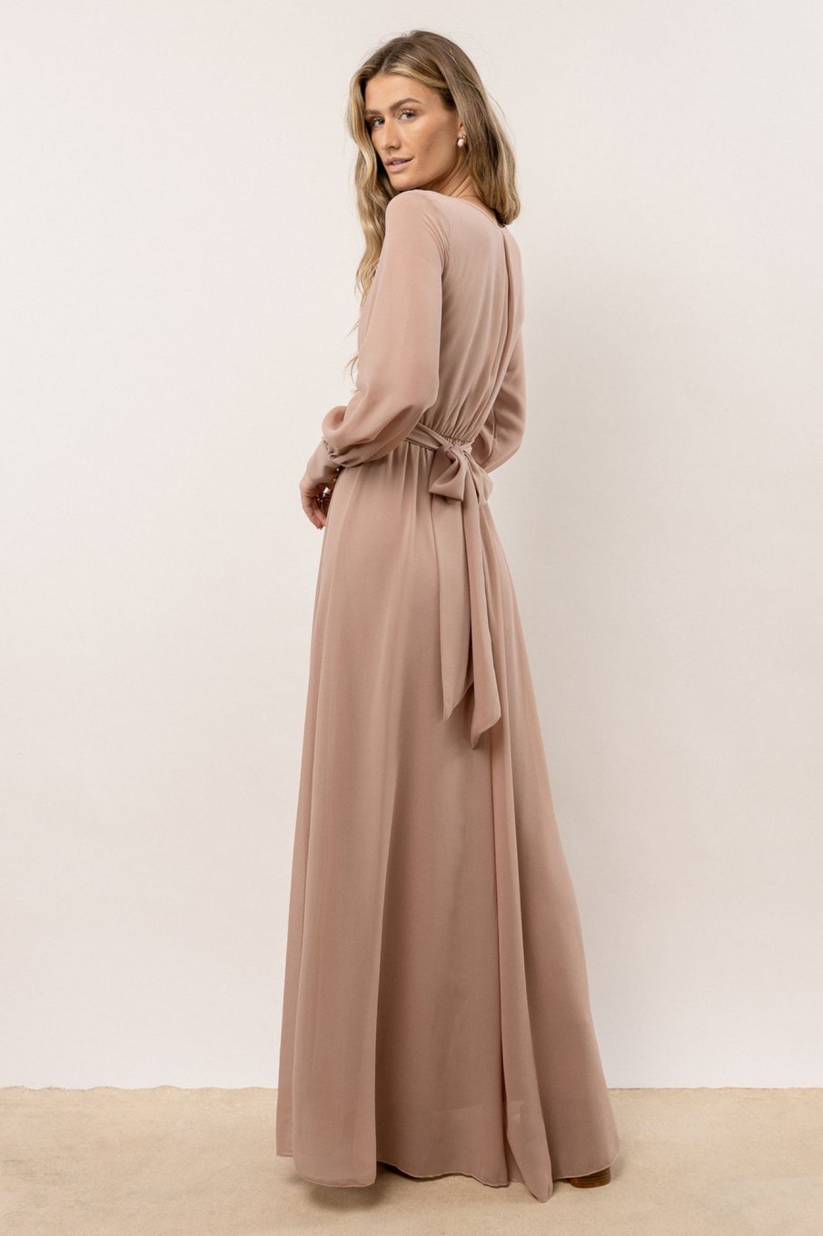 Clothing böhme | Veronica Maxi Dress In Taupe