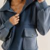 Clothing böhme | Katherine Half Zip In Blue