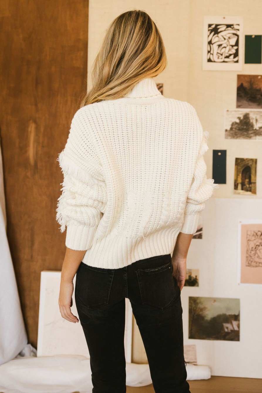 Clothing böhme | Mira Turtleneck Sweater Ivory