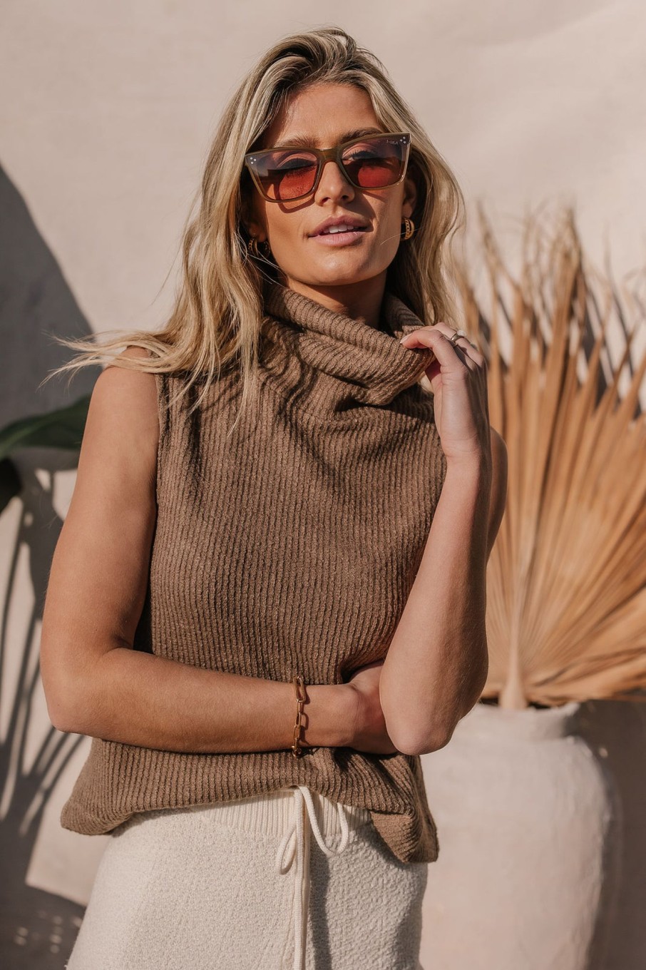 Clothing böhme | Vero Moda River Sweater Vest In Brown