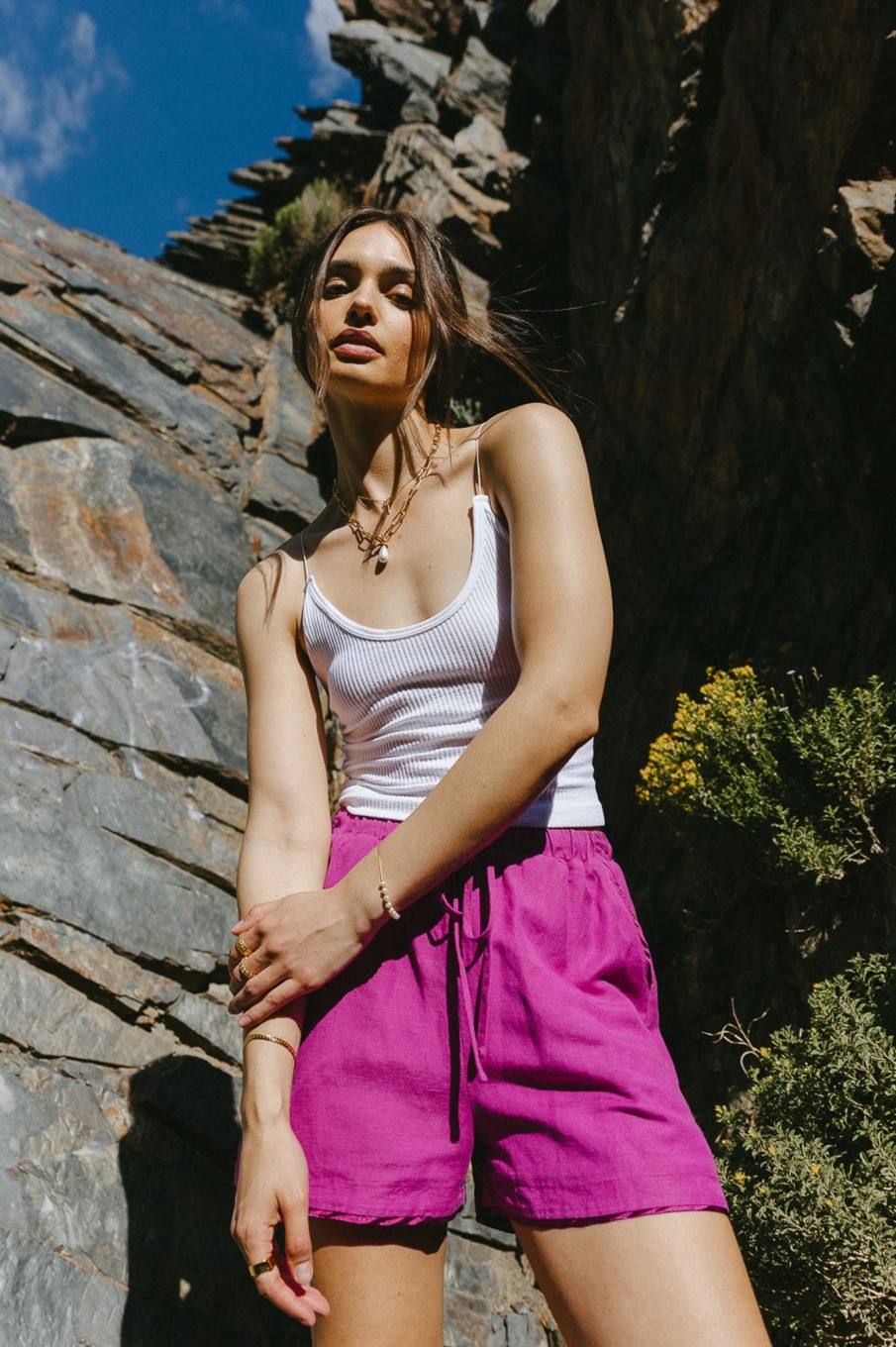 Clothing böhme | Jasmine Shorts In Magenta