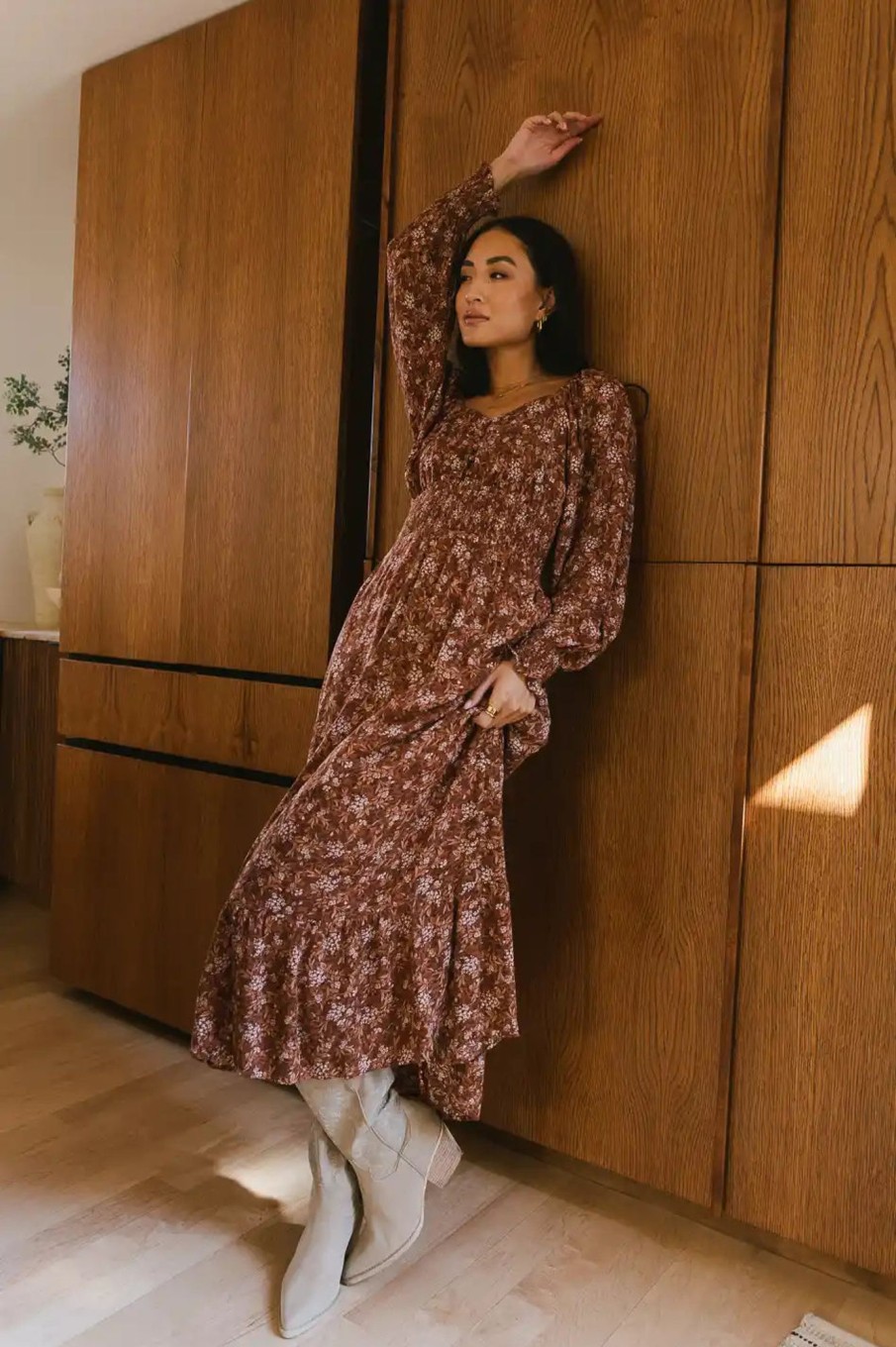 Clothing böhme | Avalon Floral Maxi Dress Brick