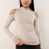 Clothing böhme | Cathy Open Shoulder Top In Cream