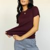 Clothing böhme | Mckenna T-Shirt In Burgundy