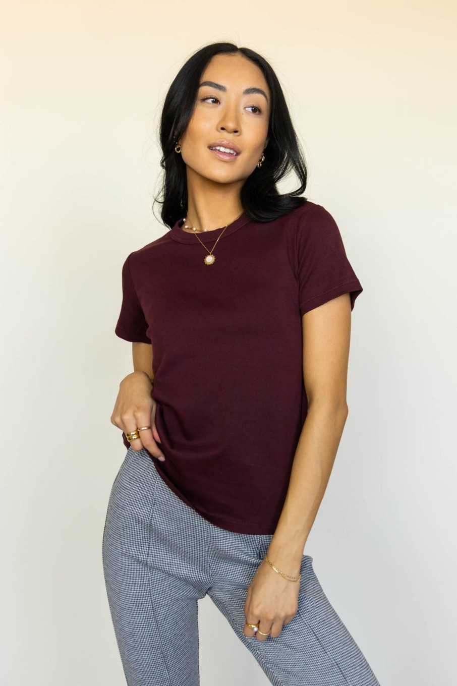 Clothing böhme | Mckenna T-Shirt In Burgundy