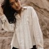 Clothing böhme | Myka Button Up Ivory