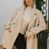 Clothing böhme | Ava Wool Blend Jacket In Tan