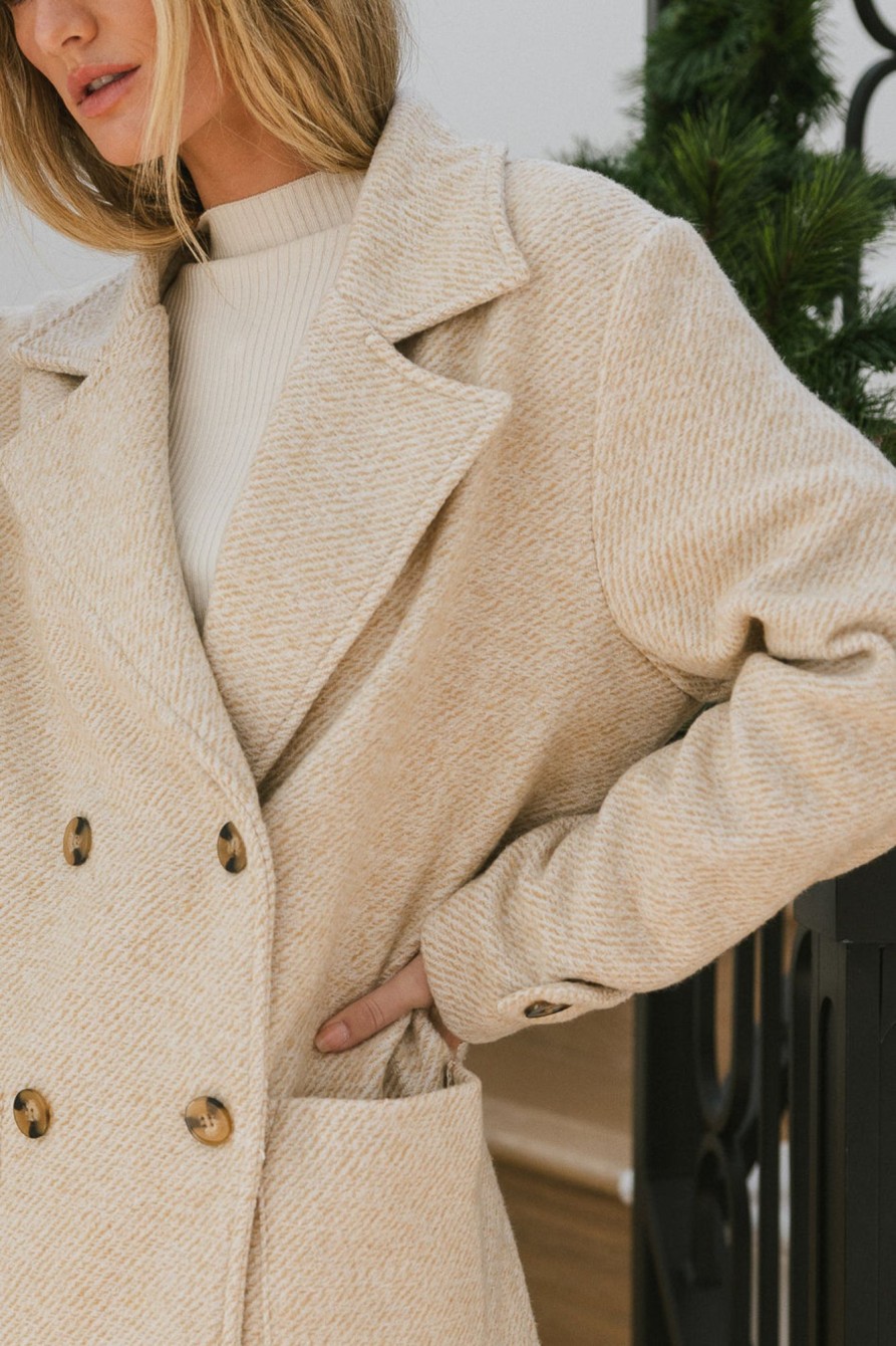 Clothing böhme | Ava Wool Blend Jacket In Tan