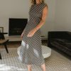 Clothing böhme | Saylor Striped Dress Brown