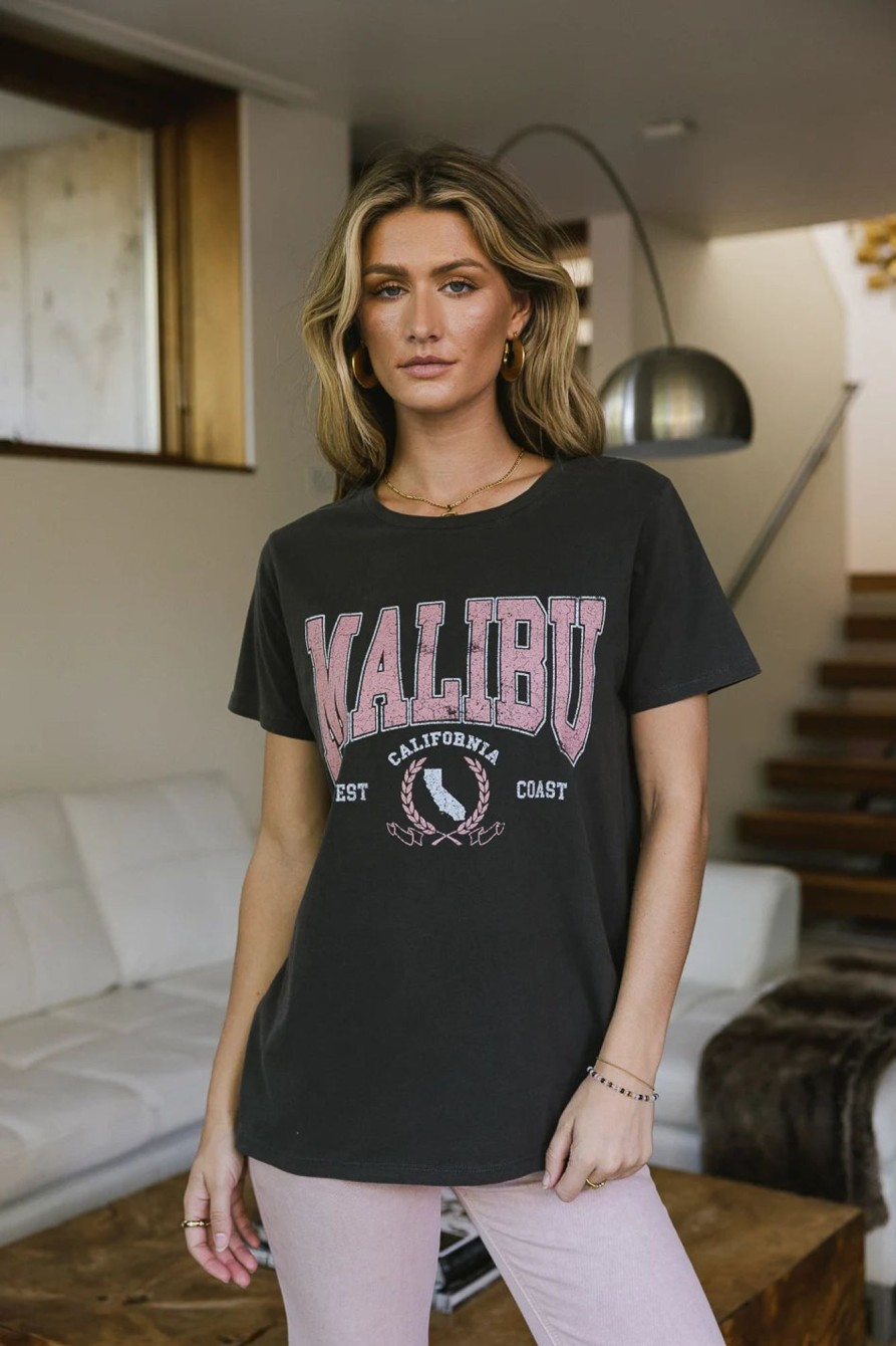 Clothing böhme | Malibu California Graphic Tee Charcoal