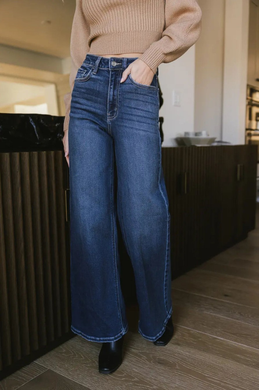 Clothing böhme | Amy Wide Leg Jeans Dark Wash