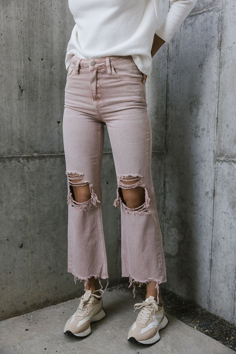 Clothing böhme | Charlie Distressed Jeans In Rose