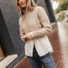 Clothing böhme | Mickie Cropped Sweater In Taupe