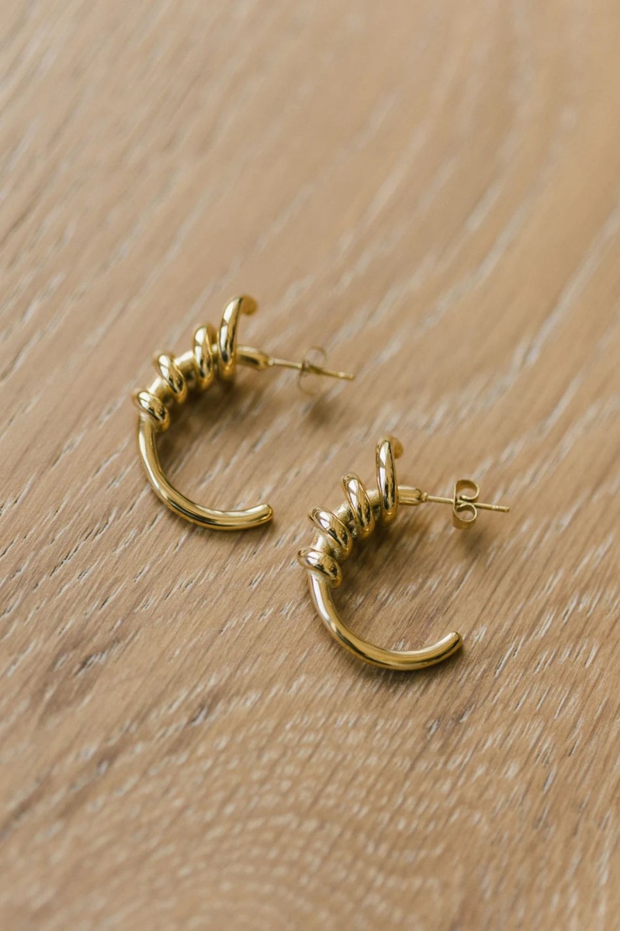 Accessories böhme | Finn Earrings Gold