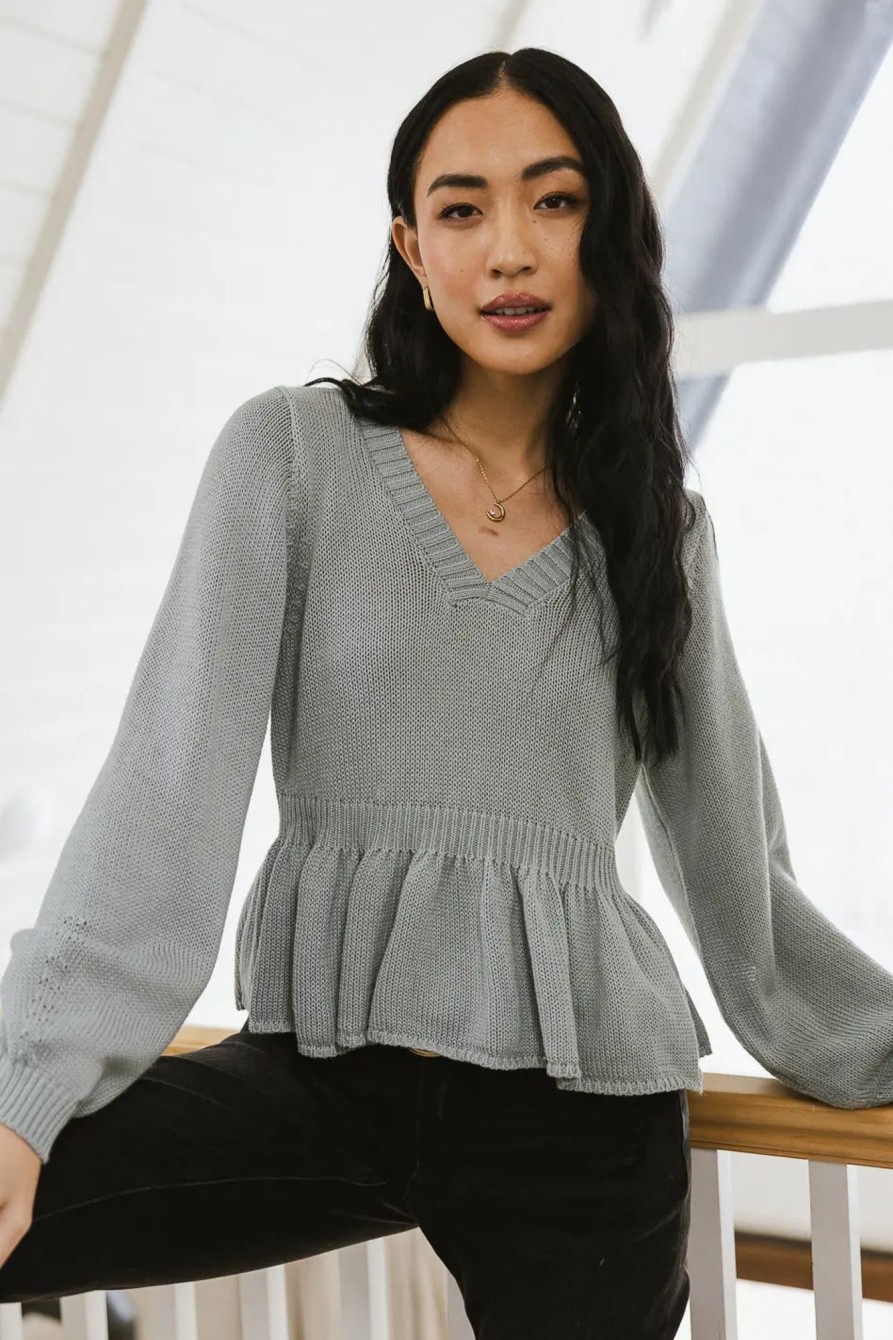 Clothing böhme | Regina Sweater Top In Sage