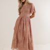 Clothing böhme | Alora Embroidered Dress In Dusty Rose