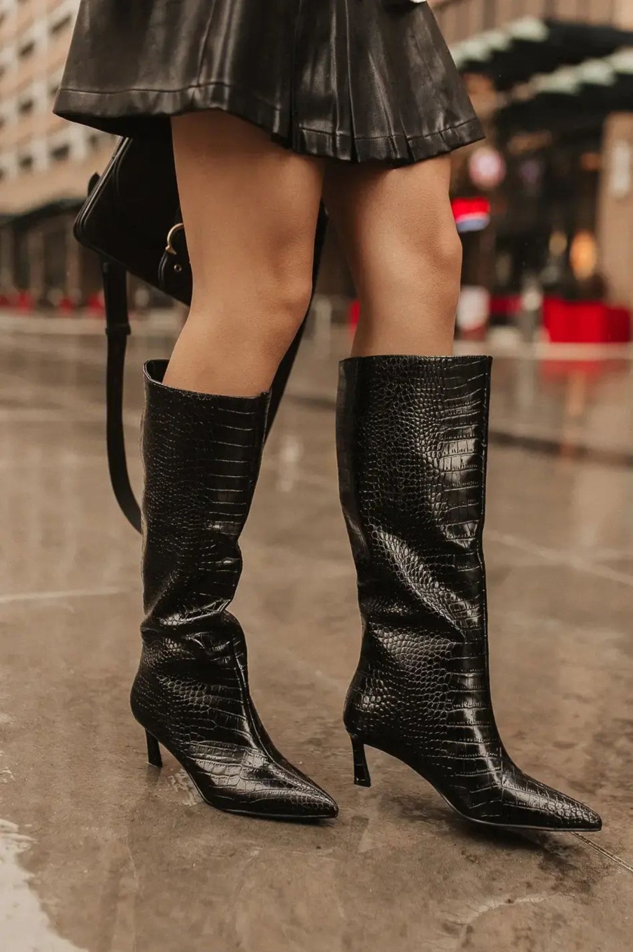 Accessories böhme | Steve Madden Leather Lavan Boots Black