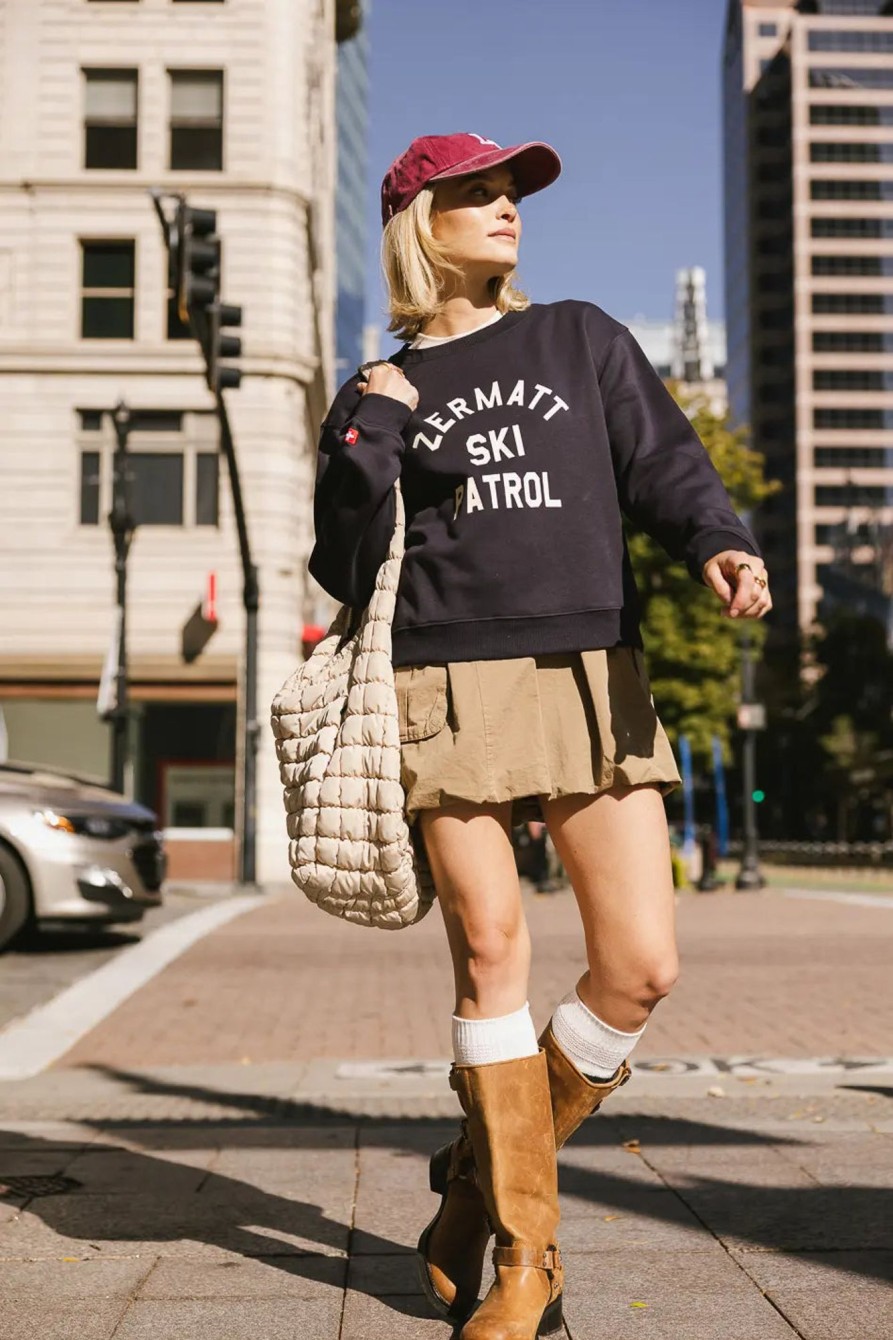 Clothing böhme | Zermatt Ski Patrol Graphic Sweatshirt Navy