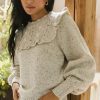 Clothing böhme | Mimi Knit Sweater Cream