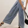 Clothing böhme | Katie Wide Leg Tencel Pants In Denim