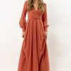 Clothing böhme | Veronica Maxi Dress In Terracotta