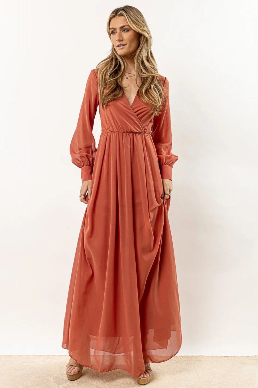 Clothing böhme | Veronica Maxi Dress In Terracotta