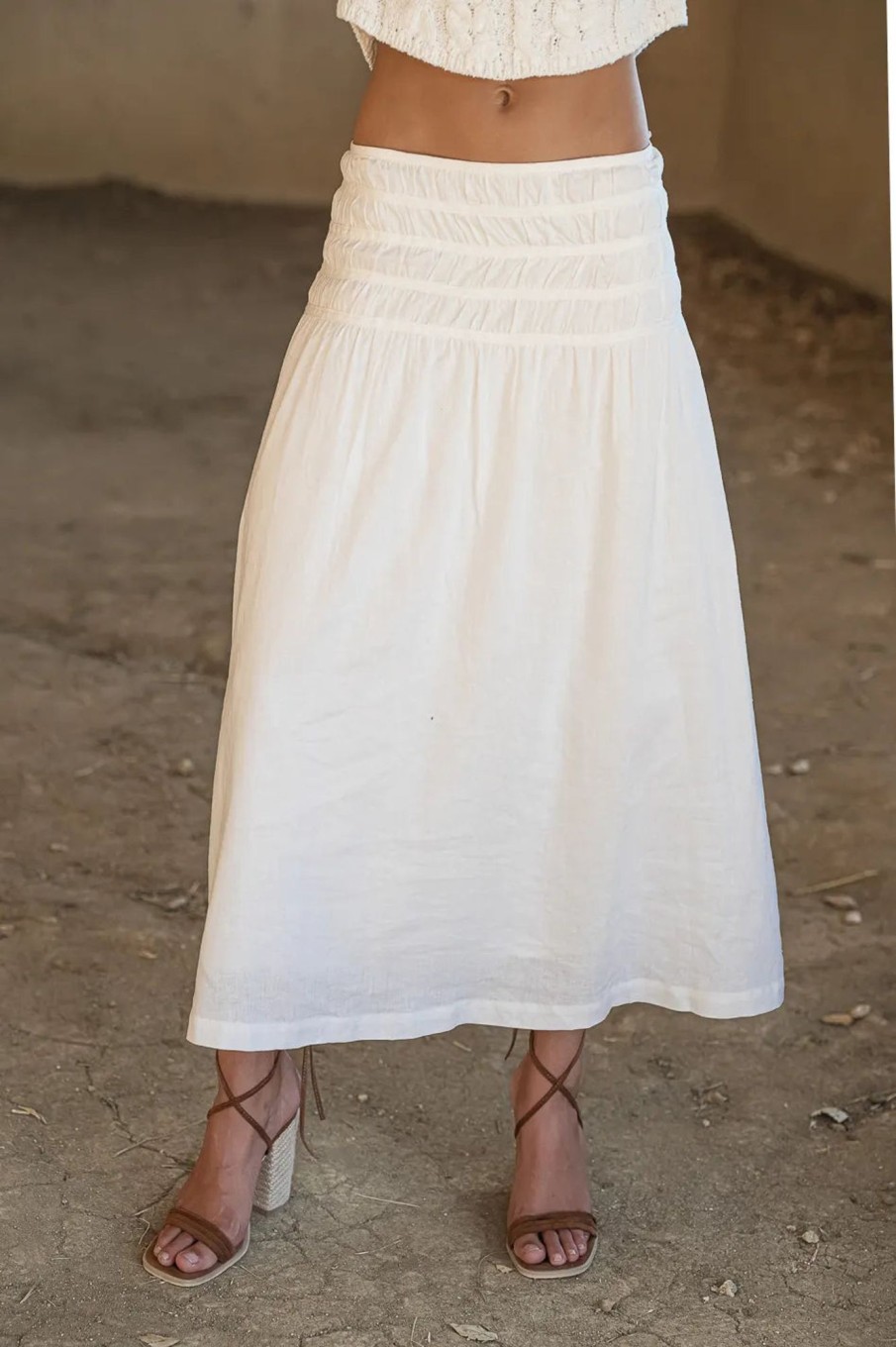 Clothing böhme | Nyla Skirt In Ivory