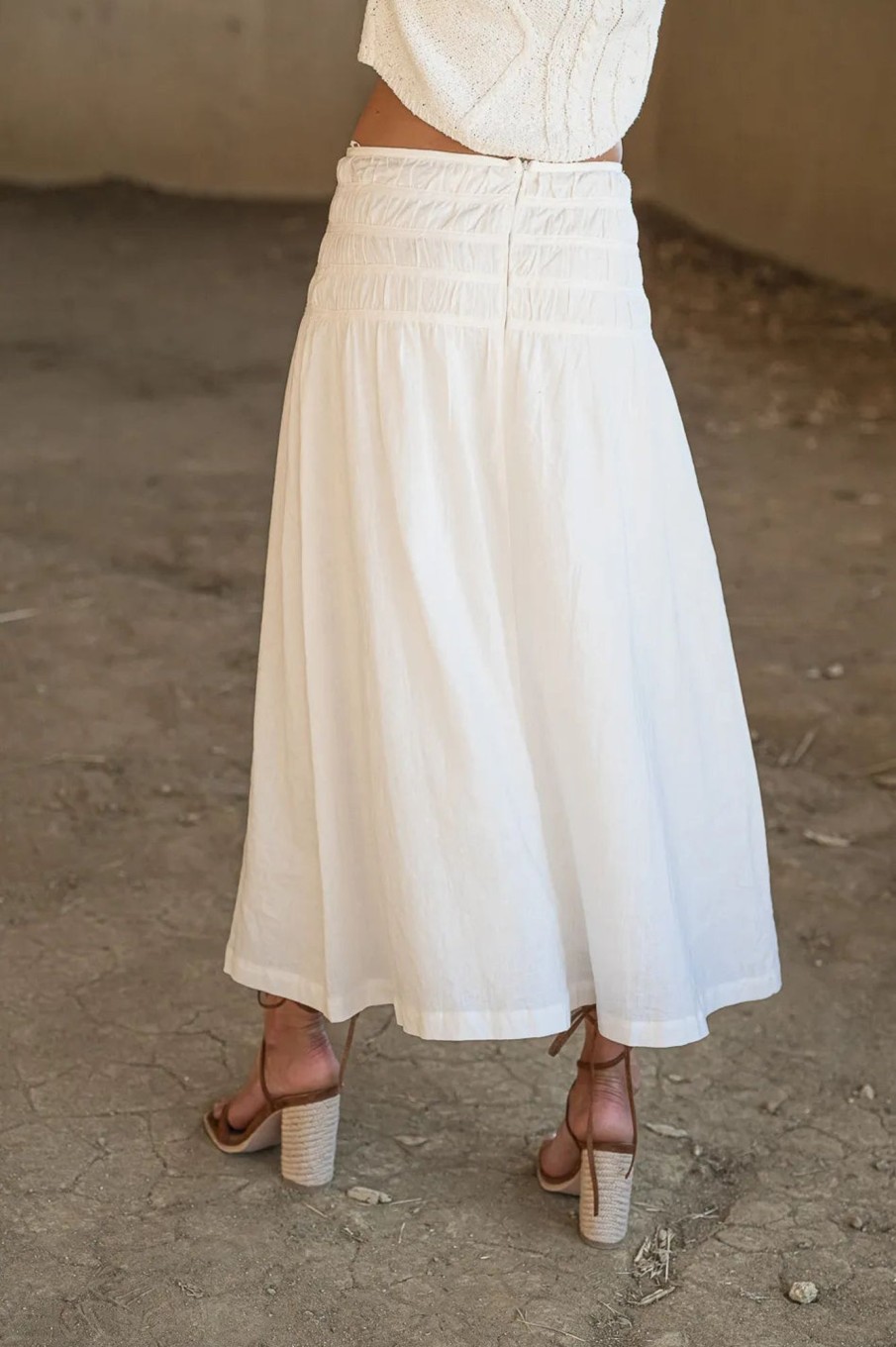 Clothing böhme | Nyla Skirt In Ivory