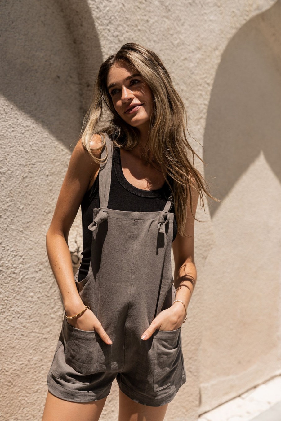 Clothing böhme | Cora Shortalls In Final Sale Charcoal