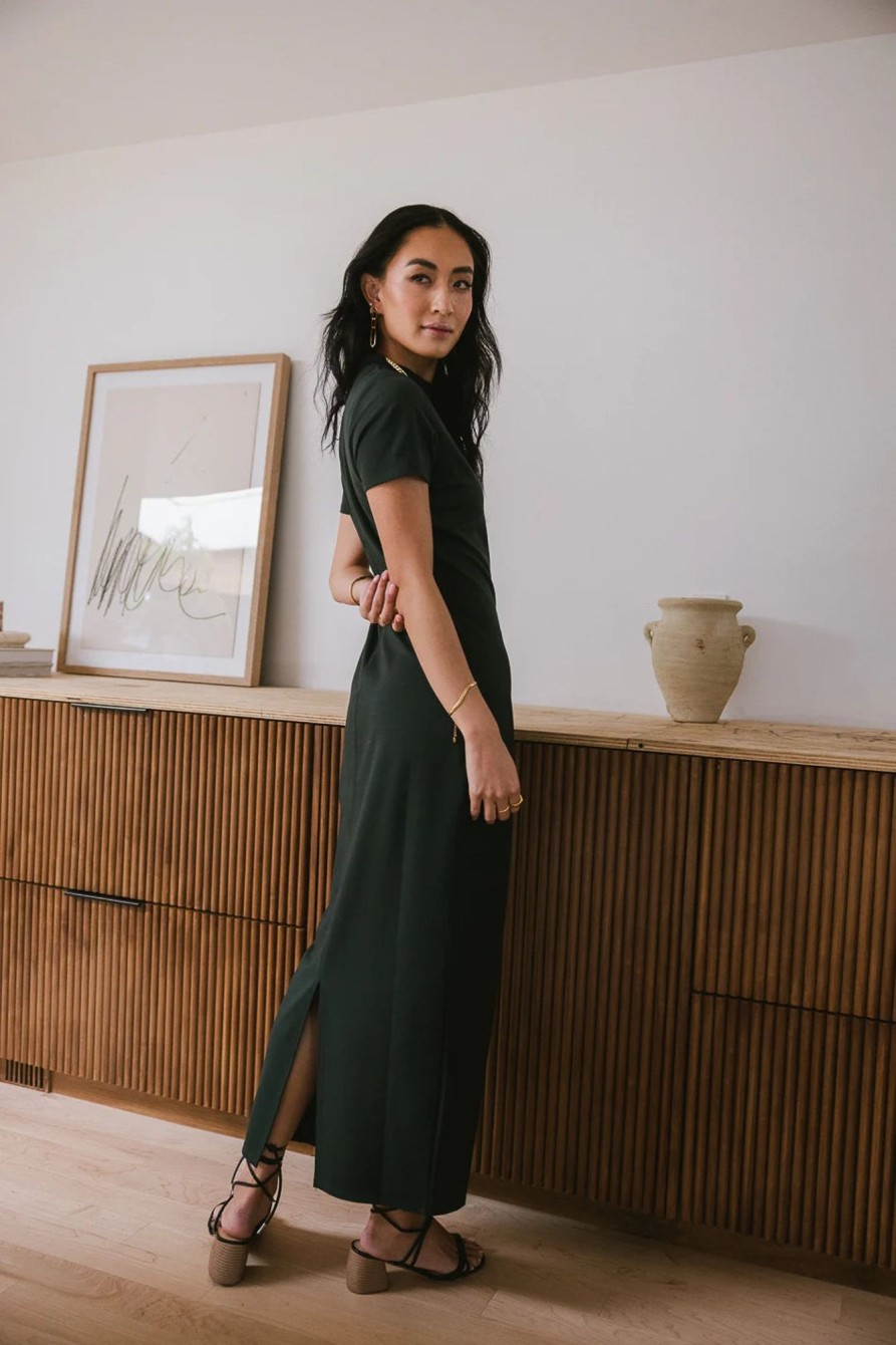 Clothing böhme | Ciara Maxi Dress In Hunter Green