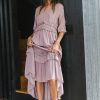 Clothing böhme | Willa Sleeved Ruffle Dress In Lavender