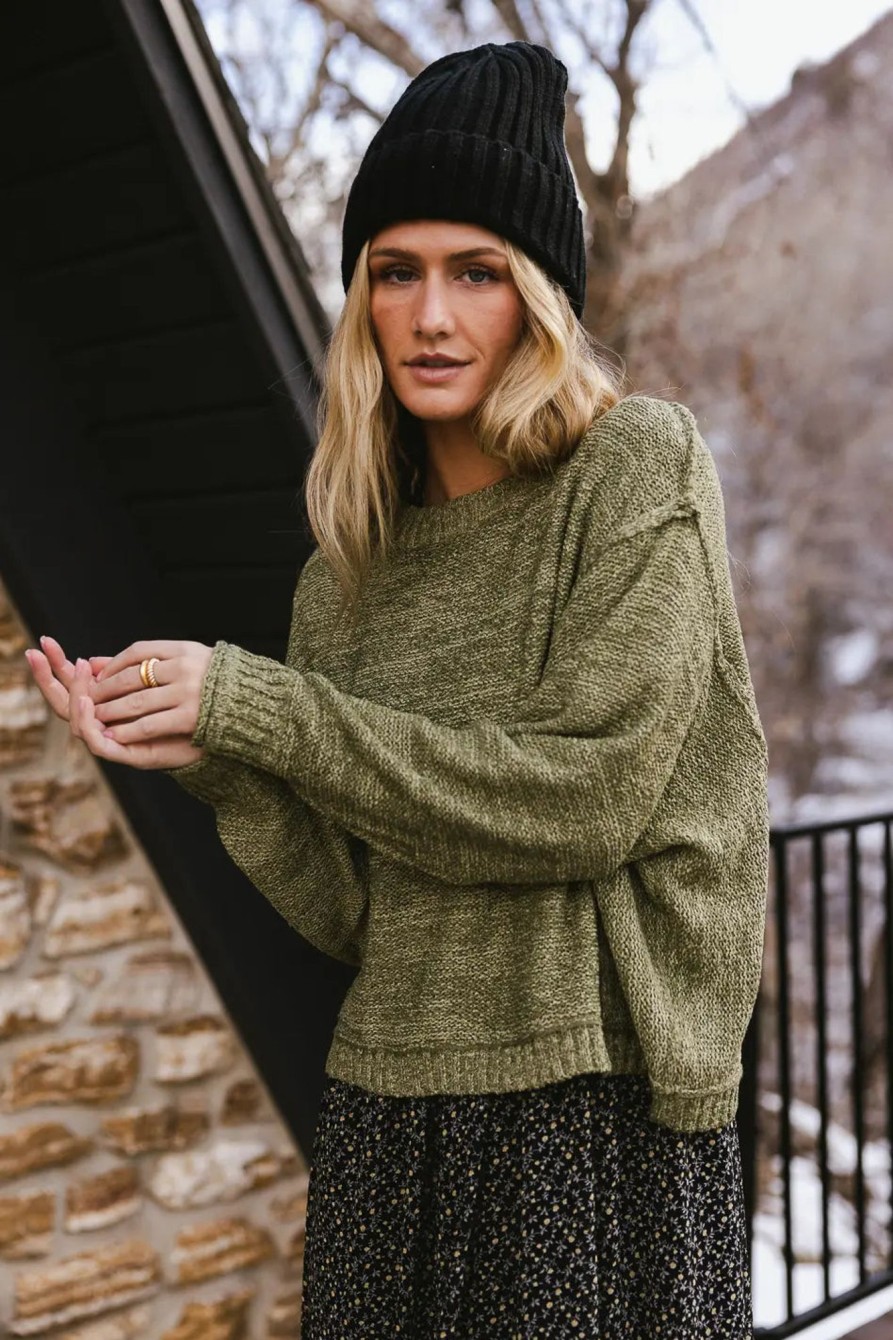 Clothing böhme | Nicole Knit Sweater In Olive