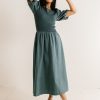 Clothing böhme | Evelynn Midi Dress In Teal