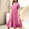 Clothing böhme | Amanda Tiered Dress In Orchid