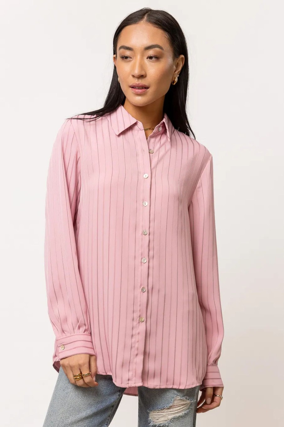 Clothing böhme | Loren Button Up In Pink